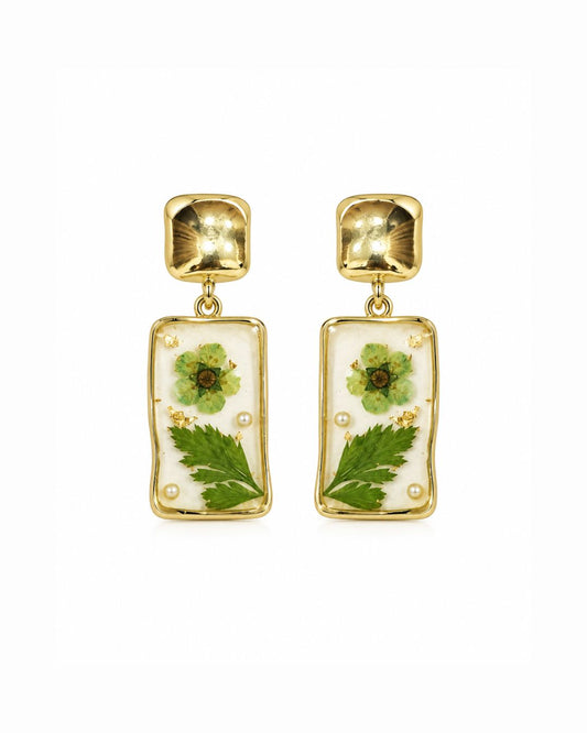 Bud Resin Drop Earrings