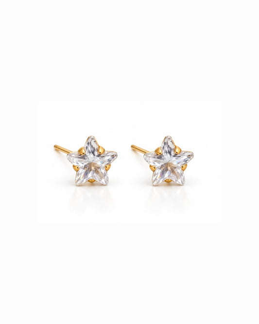 Crystal Bloom Stud Earring Combo
