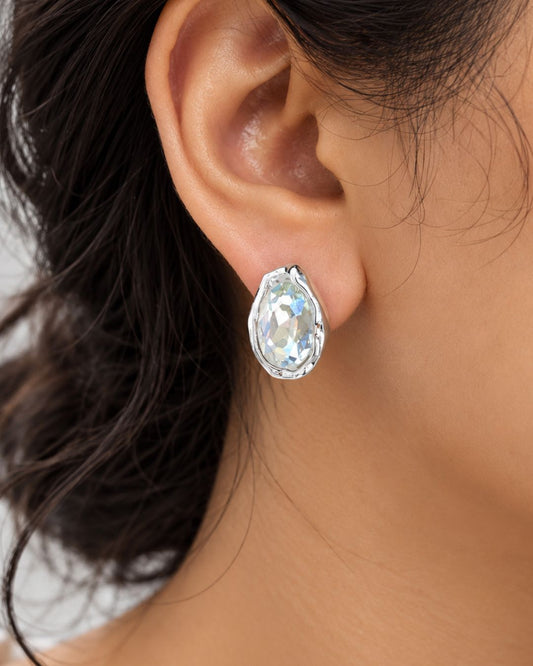 Luna Crystal Stud Earrings