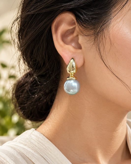 Lustre Pearl Drop Earrings