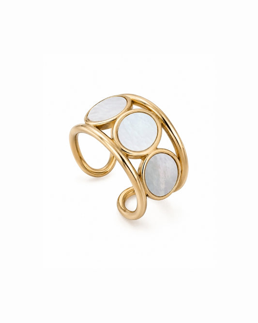 Mother of Pearl Statement Ring