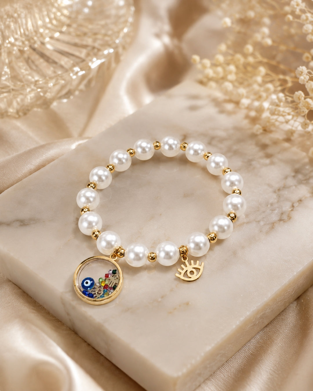 Pearl Amulet Bracelet