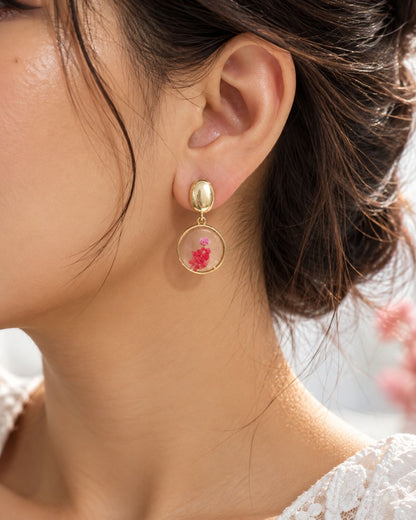 Mini Petals Resin Earrings