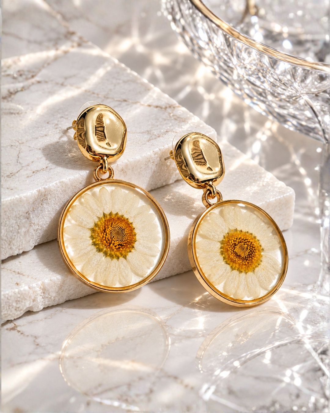Bloom Resin Earrings