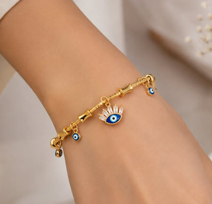 Blue Evil Eye Bracelet