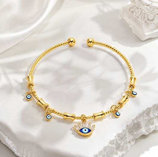 Blue Evil Eye Bracelet