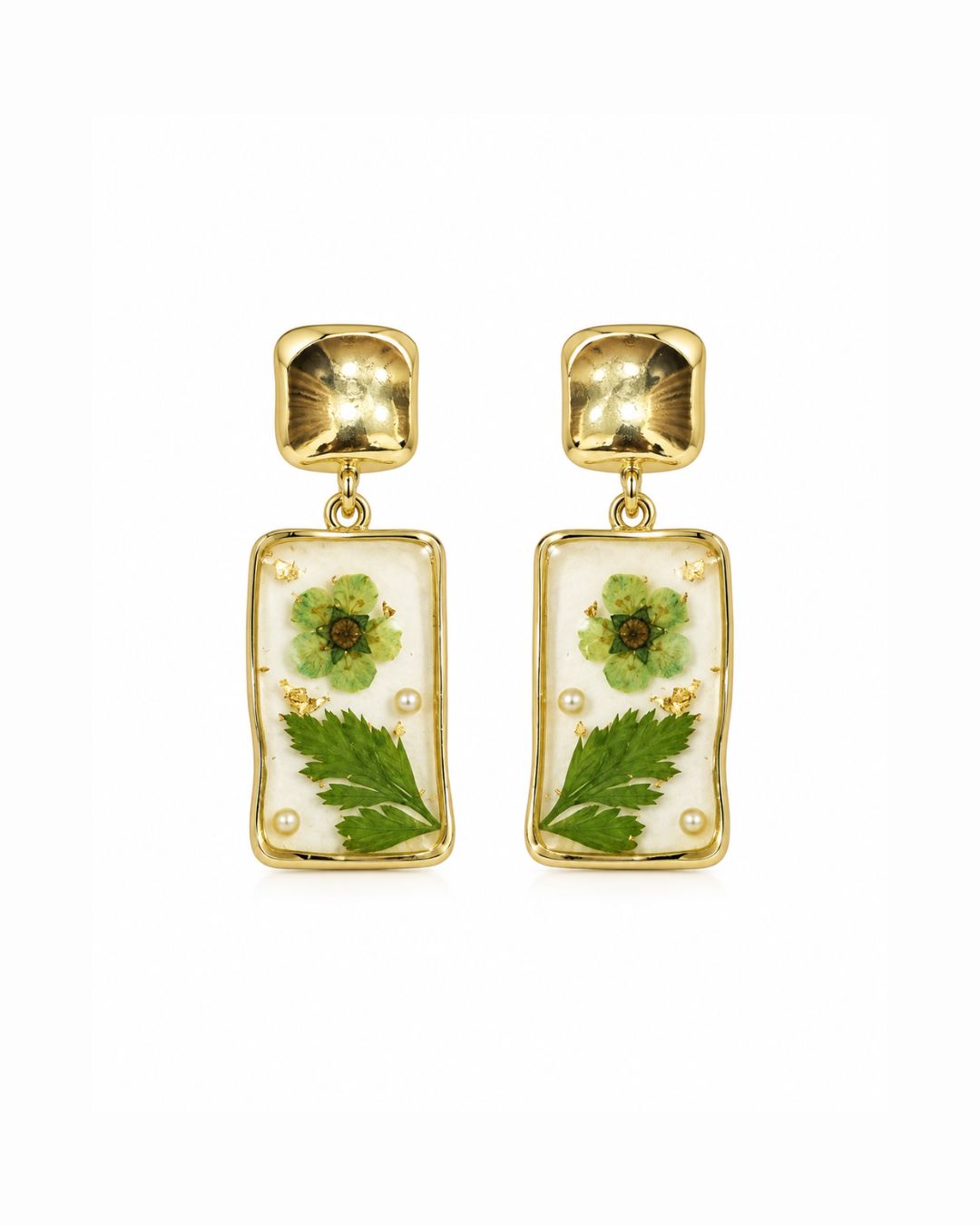 Bud Resin Drop Earrings