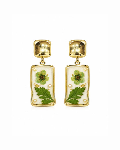 Bud Resin Drop Earrings