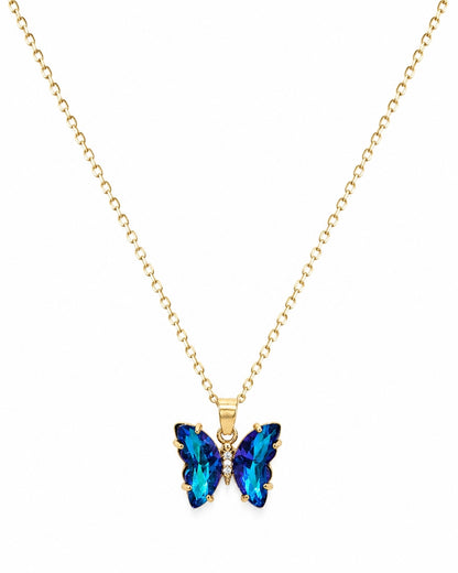 Necklace with a black heart-shaped pendant on a white background