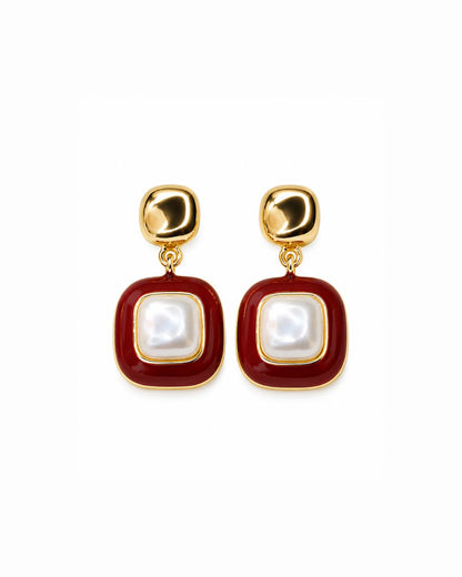 Color Pop Pearl Drop Earrings