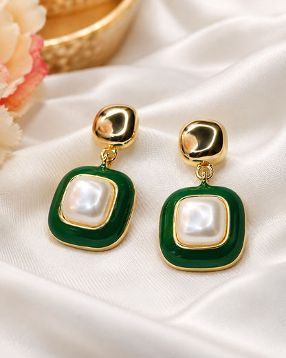 Color Pop Pearl Drop Earrings