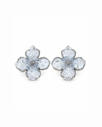 Crystal floral Stud Earrings