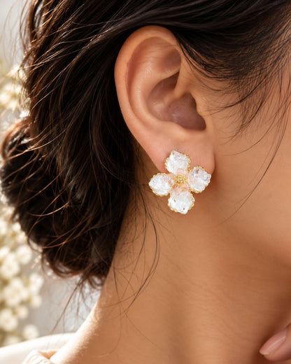 Crystal floral Stud Earrings