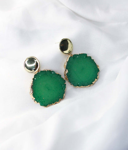 Floral Agate Stone Dangler