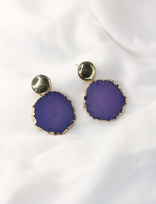 Floral Agate Stone Dangler