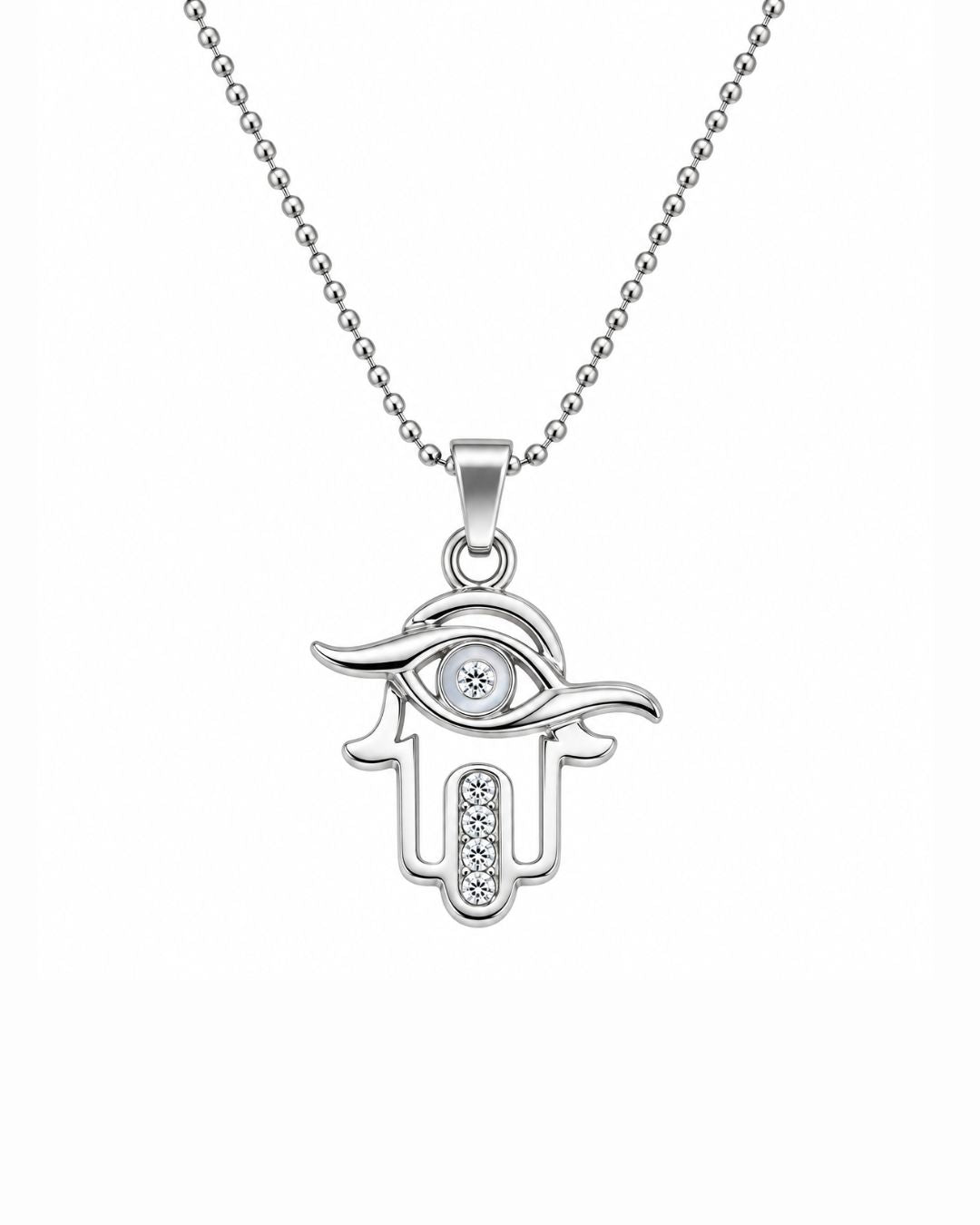 Hamsa Evil Eye Necklace