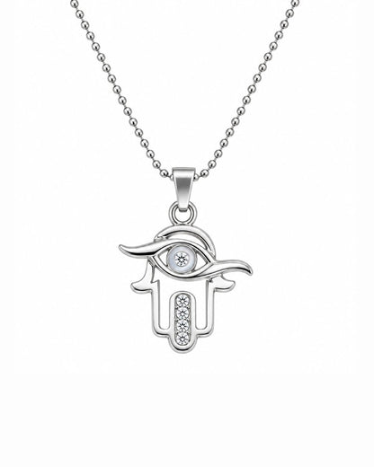 Hamsa Evil Eye Necklace