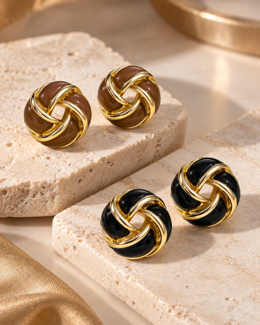 Knot Stud Earrings