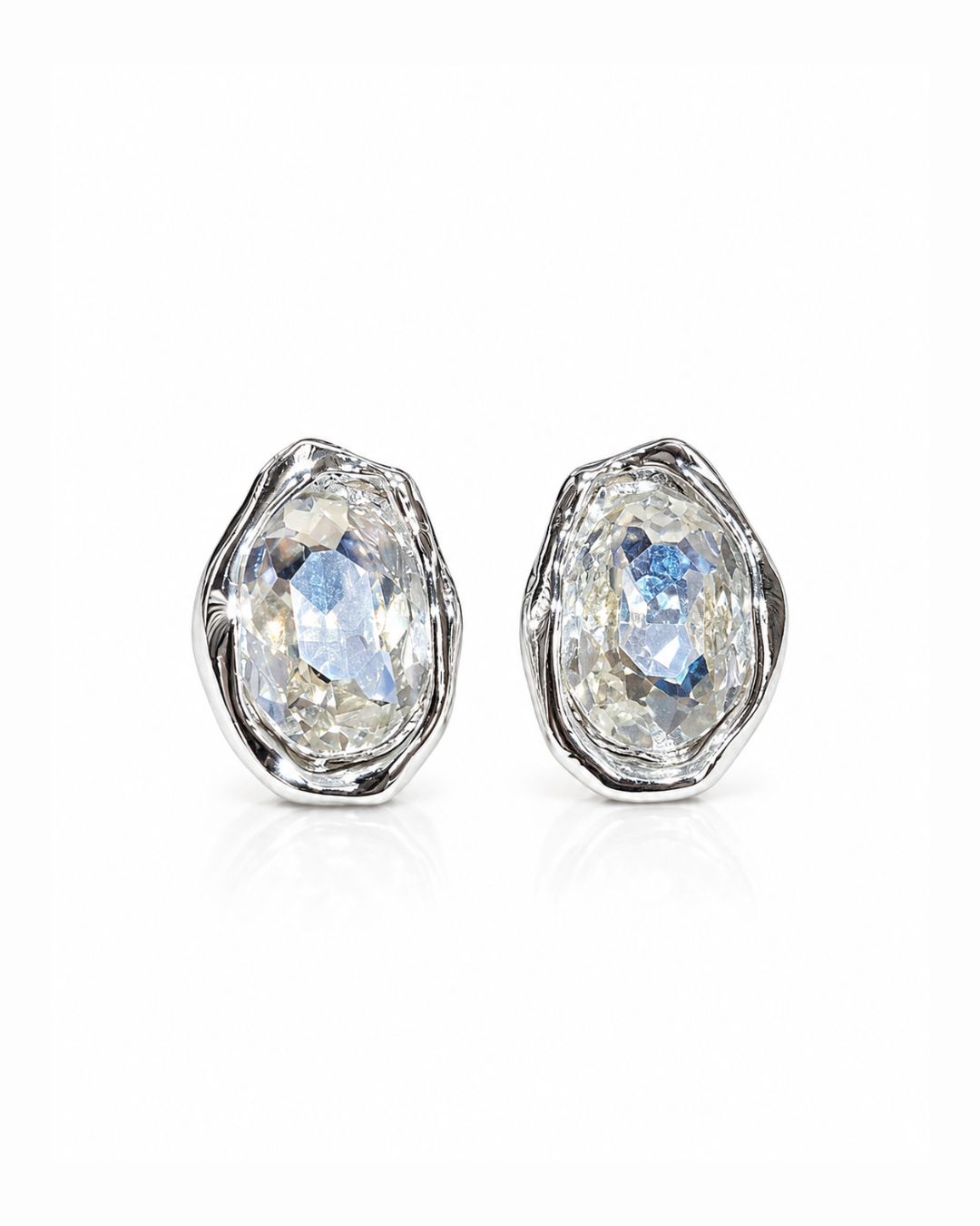 Luna Crystal Stud Earrings