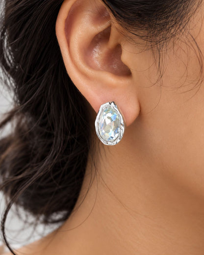 Luna Crystal Stud Earrings