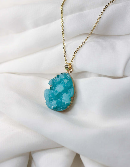 Mini Crumple Petal Pendant