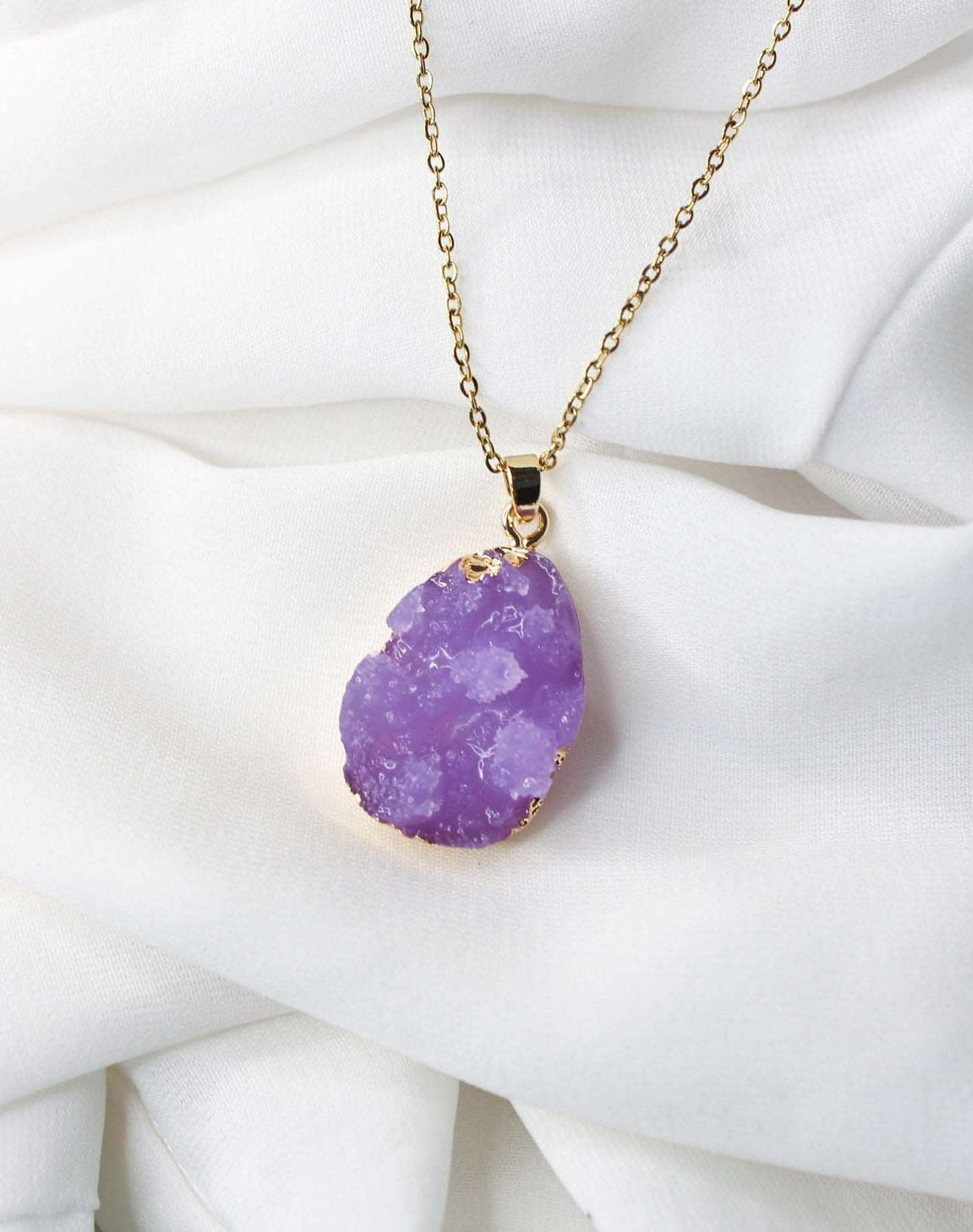 Mini Crumple Petal Pendant