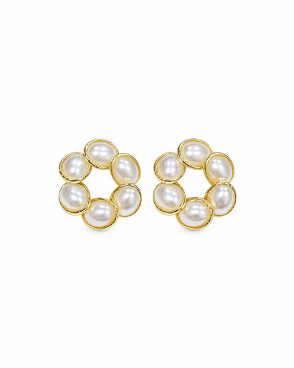 Multi Pearl Earrings