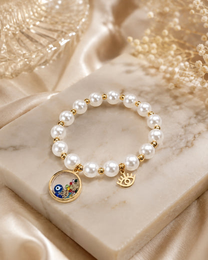 Pearl Amulet Bracelet