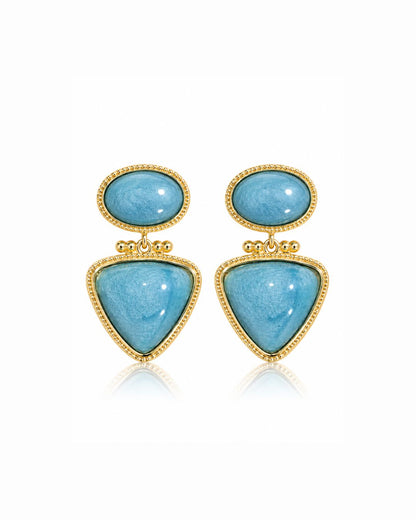 Triangle Drop Earrings