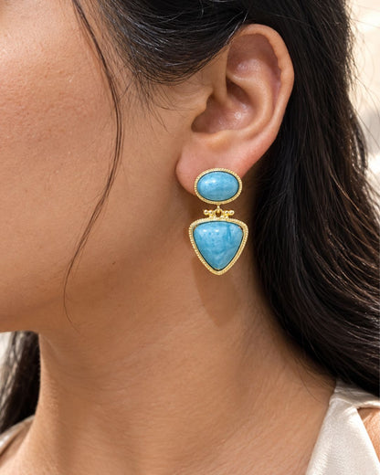 Triangle Drop Earrings