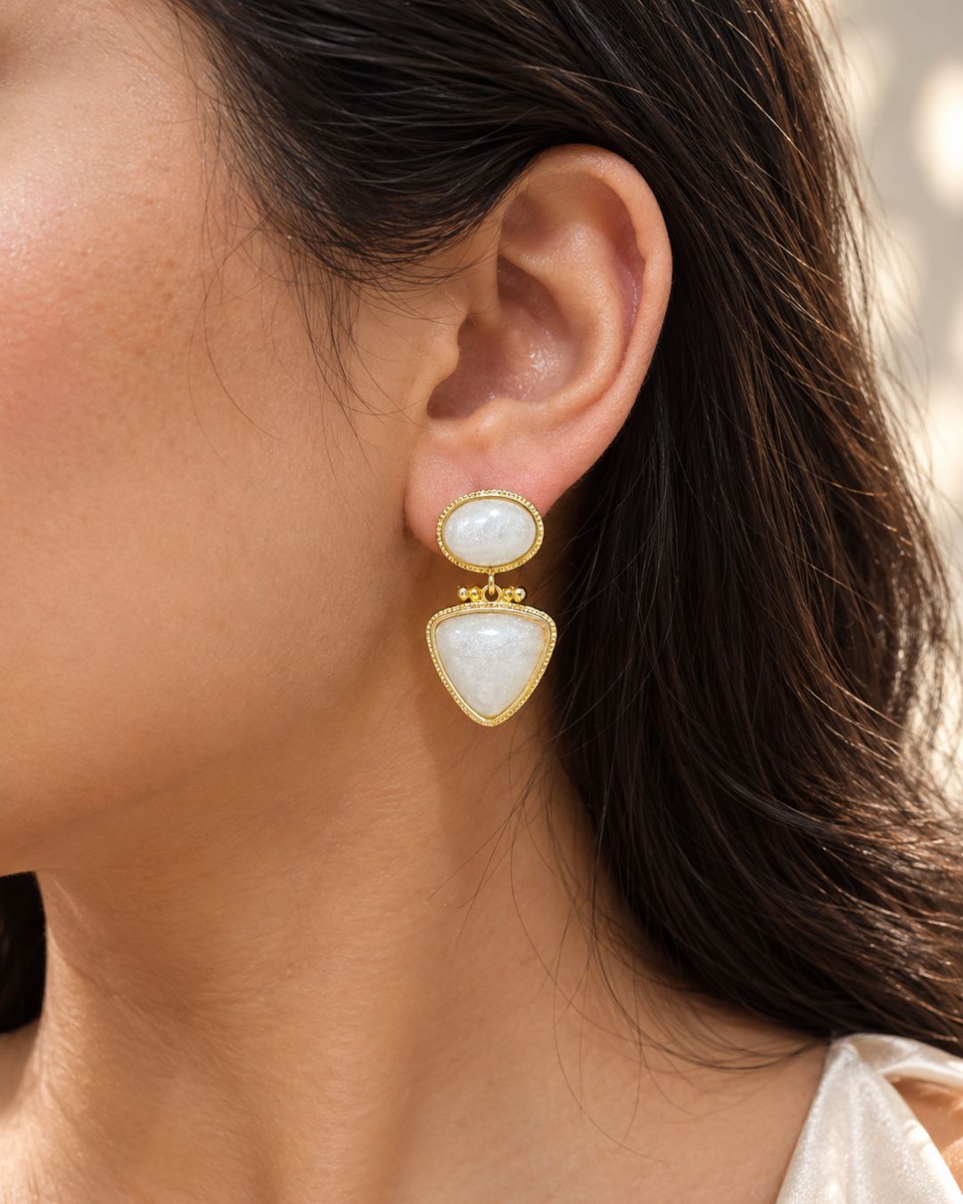 Triangle Drop Earrings