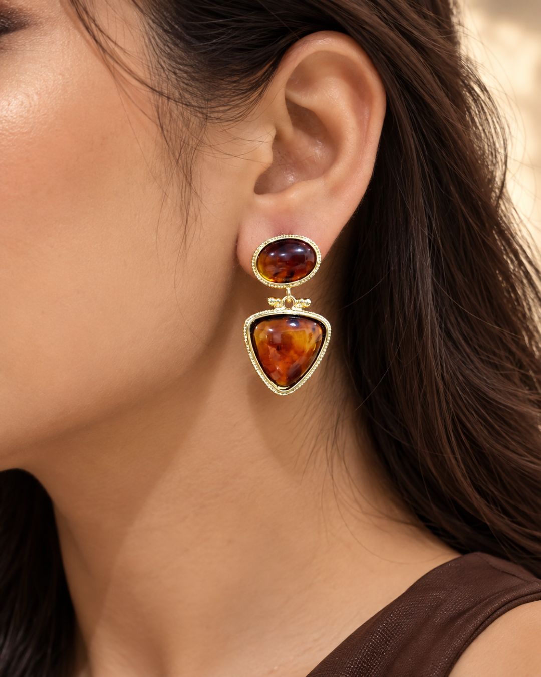 Triangle Drop Earrings