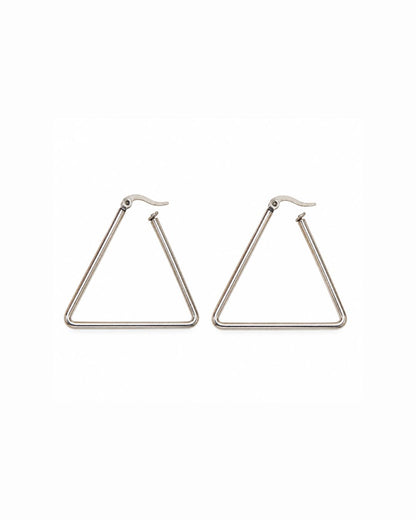 Triangle Hoop Earrings