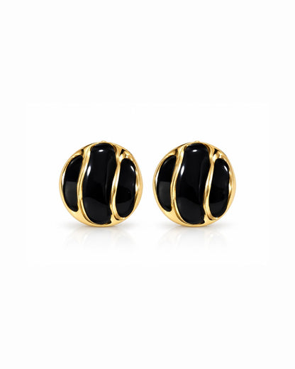 Wave Statement Stud Earrings